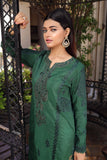 NF-5731 Green Silk 2pc Stitched Suit