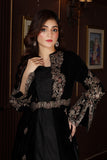 NF-5495 Black Velvet Shirt with Inner