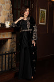 NF-5495 Black Velvet Shirt with Inner