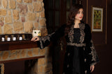 NF-5495 Black Velvet Shirt with Inner