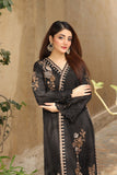 NF-5463 Black Cotton Maloki Stitched 2Pc Suit