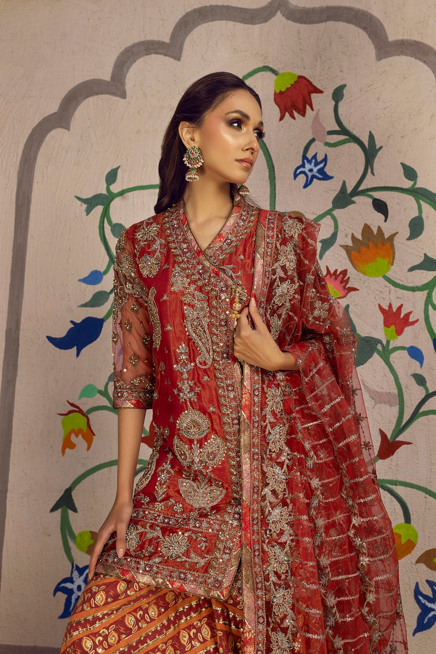 NB-6079 Maroon Short Formal 3pc Stitched Suit