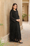 NF-6057 Black Chiken Stitched Shirt & Dupatta