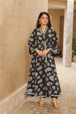 NF-5469 Black & White Printed Stitched Frock