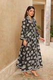 NF-5469 Black & White Printed Stitched Frock