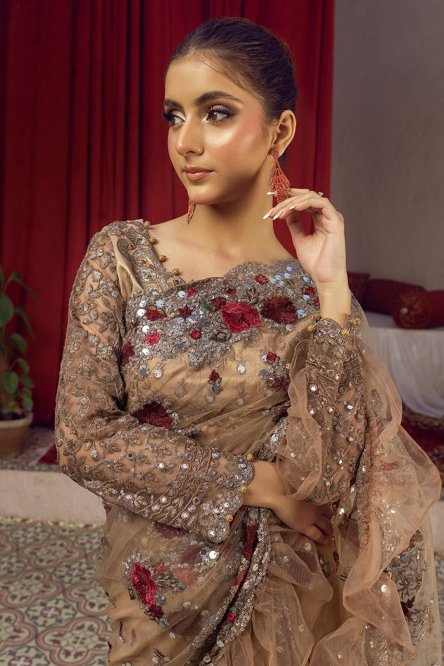 NB-5662 Antique Saree Stitched