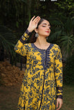 NF-6125 Yellow Printed Stitched Frock