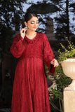 NF-5831 Maroon Chicken Koti Stitched Frock