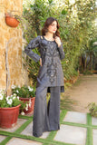 NF-6417 Gray Silk Stitched Suit with Farshi pants