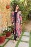 NF-108 Blue Red Stripes Printed Stitched Coat