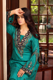 NF-6023 Seagreen Silk 2pc Stitched Shirt