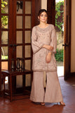 NF-5695 Pastle Pink Silk 2pc Stitched Suit
