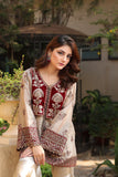 NF-5398 Beige Maisori Gharara 2Pc Stitched Suit