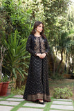 NF-6175 Black Jacquard Koti Stitched Frock