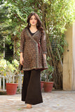 NF-4920 Black Maisori Peplum Stitched 2Pc Suit