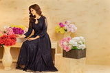 NF-5092 Navy Lawn Stitched Frock