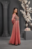NF-6221 Tea Pink Jacquard Stitched Shirt