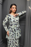 NF-129 Ferozi Print Stitched 2pc Frock