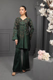 NF-6414 Green Silk Stitched 2Pc Suit