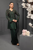 NF-6414 Green Silk Stitched 2Pc Suit