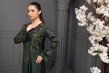 NF-6414 Green Silk Stitched 2Pc Suit