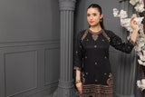 NF-5875 Black Stitched Shirt & Gharara