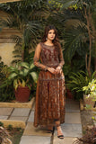 NF-5077 Brown Maisori Long Stitched Frock