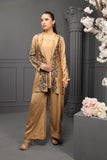 NF-6177 Gold Silk stitched 2Pc Suit