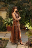 NF-5077 Brown Maisori Long Stitched Frock