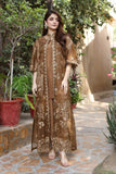 NF-5474 Golden Masori Stitched Gown