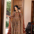 NB-5261 Red Formal 3Pc Stitched Suit