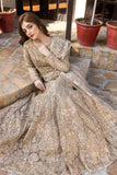 NB-5364 Golden Lehnga Choli Stitched 3pc Dress