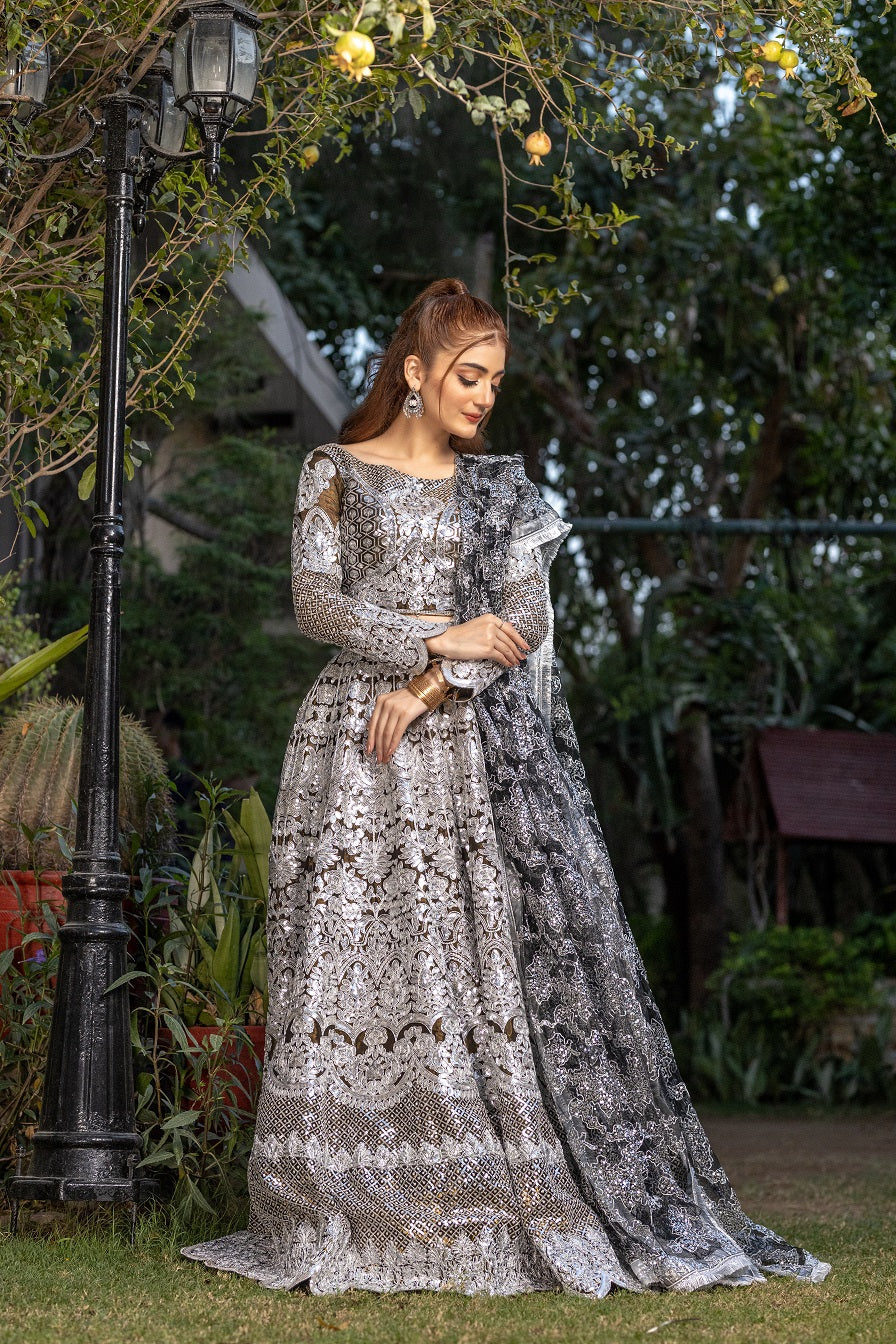 NB-5553 Black Lahnga Choli Stitched 3Pc Dress