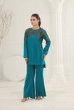 NF-5887 Green Silk Stitched 2pc Suit