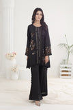 NF-5454 Black Silk Stitched 2pc Suit