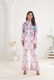 NF-34977 Pink Print Stitched 2pc Suit