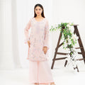 NF-06591 Baby Pink Cotton Net 2PC Suit