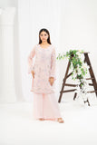 NF-06591 Baby Pink Cotton Net 2PC Suit