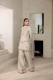 NF-6252 Pistachio Lawn Farshi Embroidred 2pc Suit