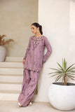 NF-6318 Lilac Farshi Stitched 2Pc Suit