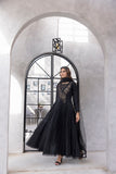 NF-6331 Black Stitched Frock