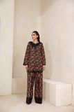 NF-6257 Black Printed Stitched 2Pc Suit