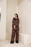 NF-6257 Black Printed Stitched 2Pc Suit