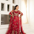 NB-6598 Maroon Maxi 3Pc Stitched