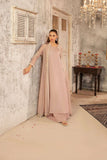 NF-6293 Pink Chiffon Stitched Coat with Inner