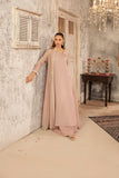 NF-6293 Pink Chiffon Stitched Coat with Inner