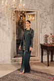 NF-6542 Teal Green Silk Stitched 2Pc