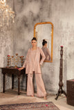 NF-6539 Pink Silk Stitched 2Pc Suit
