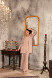 NF-6539 Pink Silk Stitched 2Pc Suit