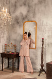 NF-6539 Pink Silk Stitched 2Pc Suit
